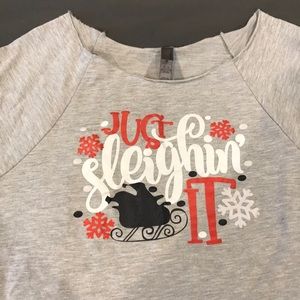 Just Sleighin’ It - Holiday Top